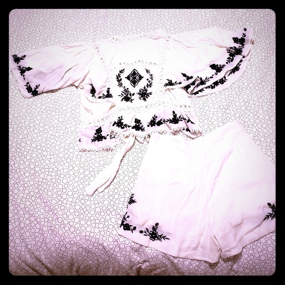 Free People Pants - NWOT Free People Boho Top/Bottom Set, size XS